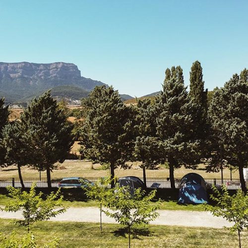 parcela camping larga estancia jaca